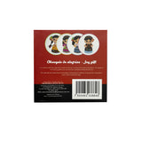 Set de 4 Portavasos de PVC Muñecas trajes típicos