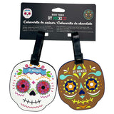 Duo Tag Calaverita De Azúcar y Chocolate con Aroma