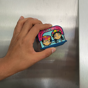 Imán 3 en 1 Muñecas en Trajinera
