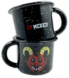 Dúo pocillo peltre negro Diablito Judelio